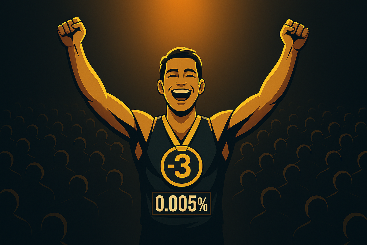 How rare is sub‑3? A back‑of‑the‑envelope estimate