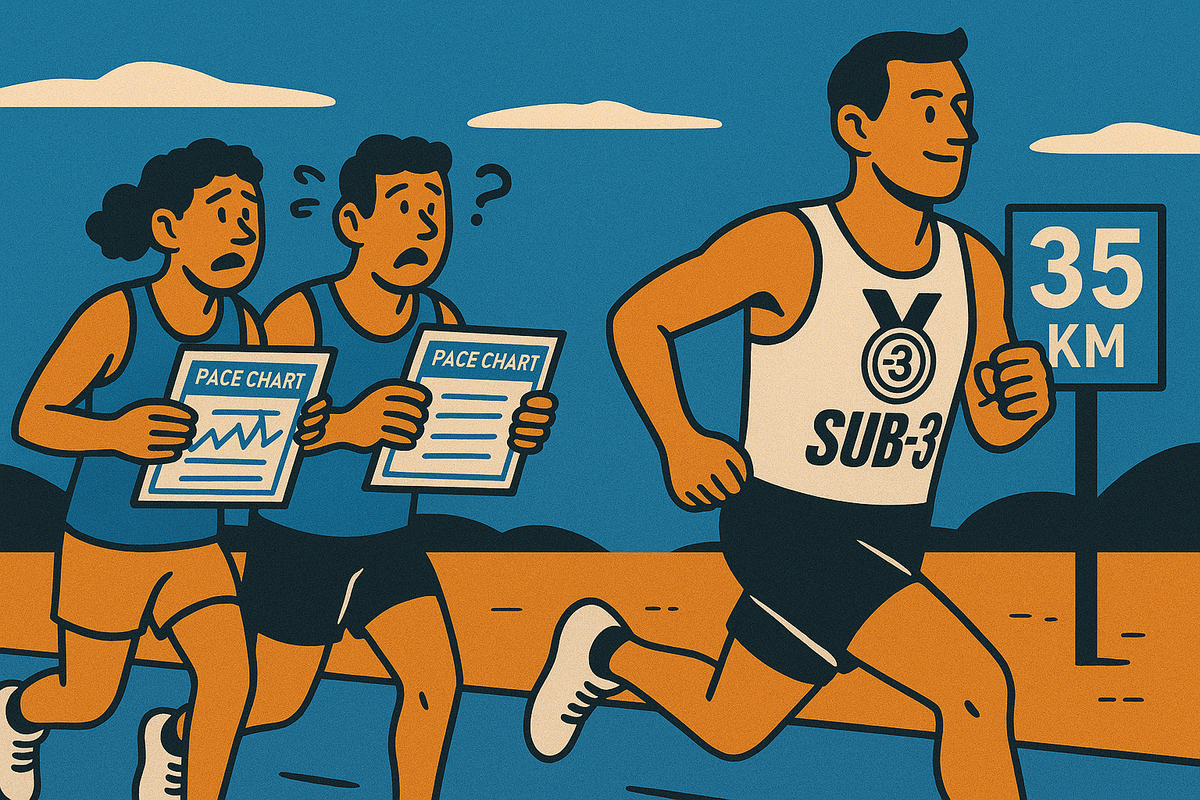 Pacing strategies for sub-3 runners