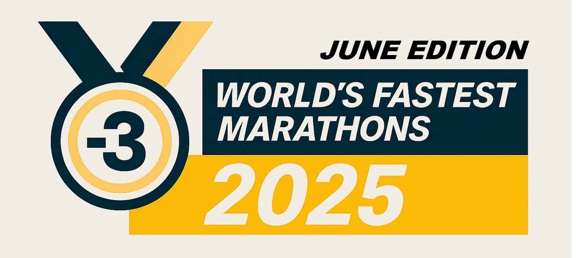 World’s Fastest Marathons – June 2025 Rankings