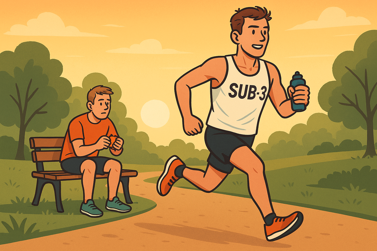 Should I run fasted during sub-3 training?