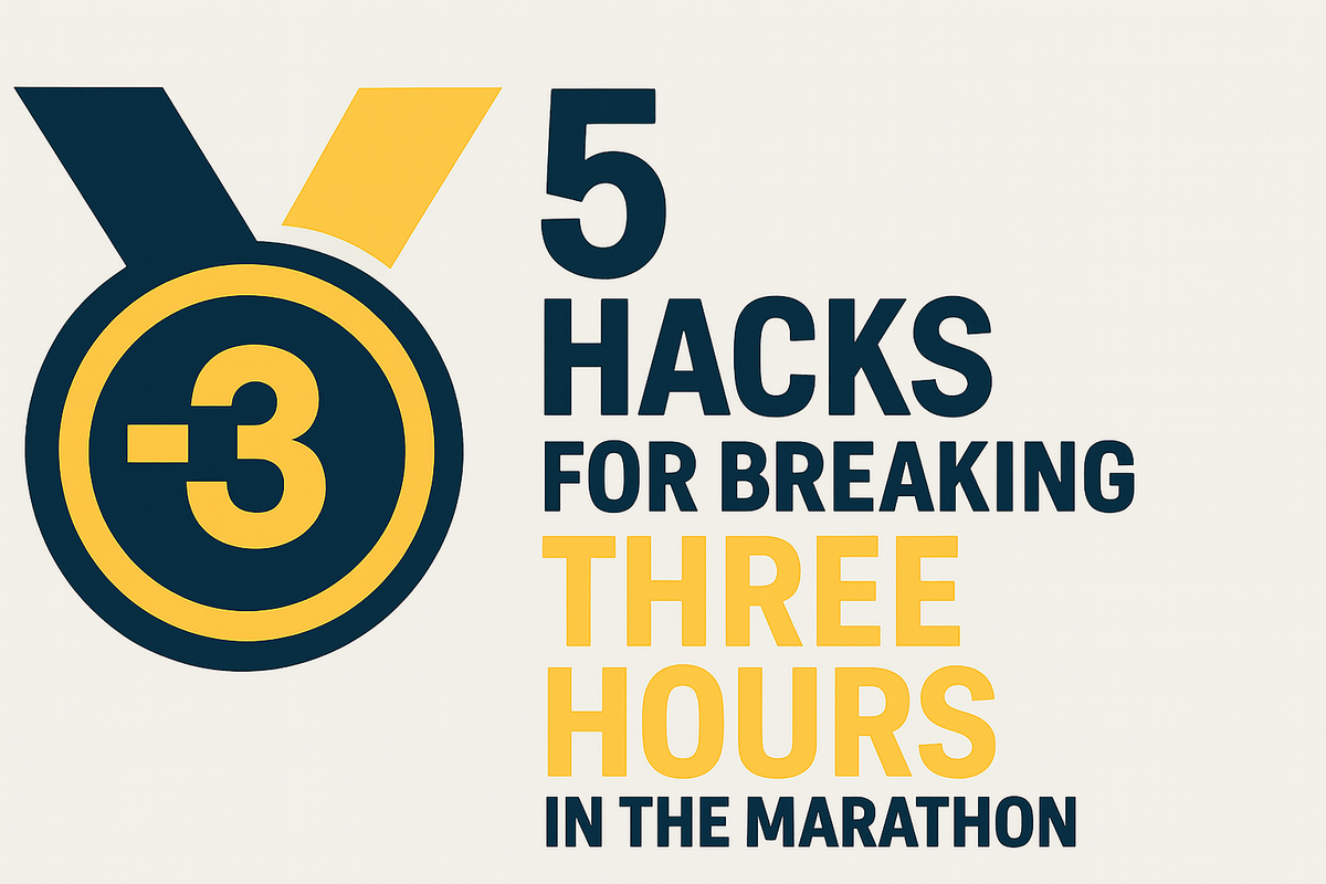5 hacks for breaking three hours in the marathon